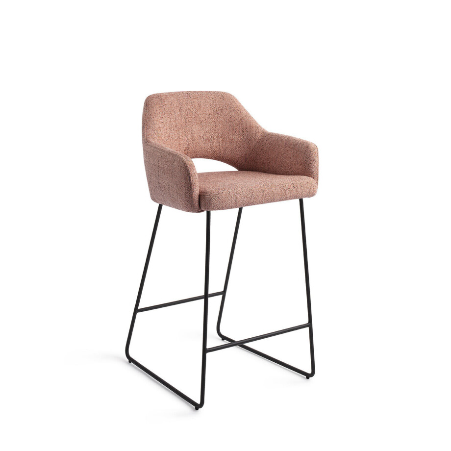 Jesper Home Barkruk 'Yanai' Slide Black, kleur Pink Punch (zithoogte 65cm) Jesper Home Barkruk 'Yanai' Slide Black, kleur Pink Punch (zithoogte 65cm) afbeelding 1