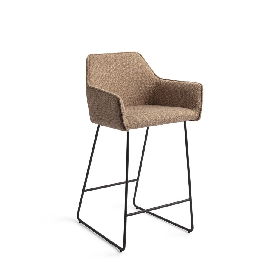 Jesper Home Barkruk 'Hofu' Slide Black, kleur French Toast (zithoogte 65cm) Jesper Home Barkruk 'Hofu' Slide Black, kleur French Toast (zithoogte 65cm) afbeelding 1