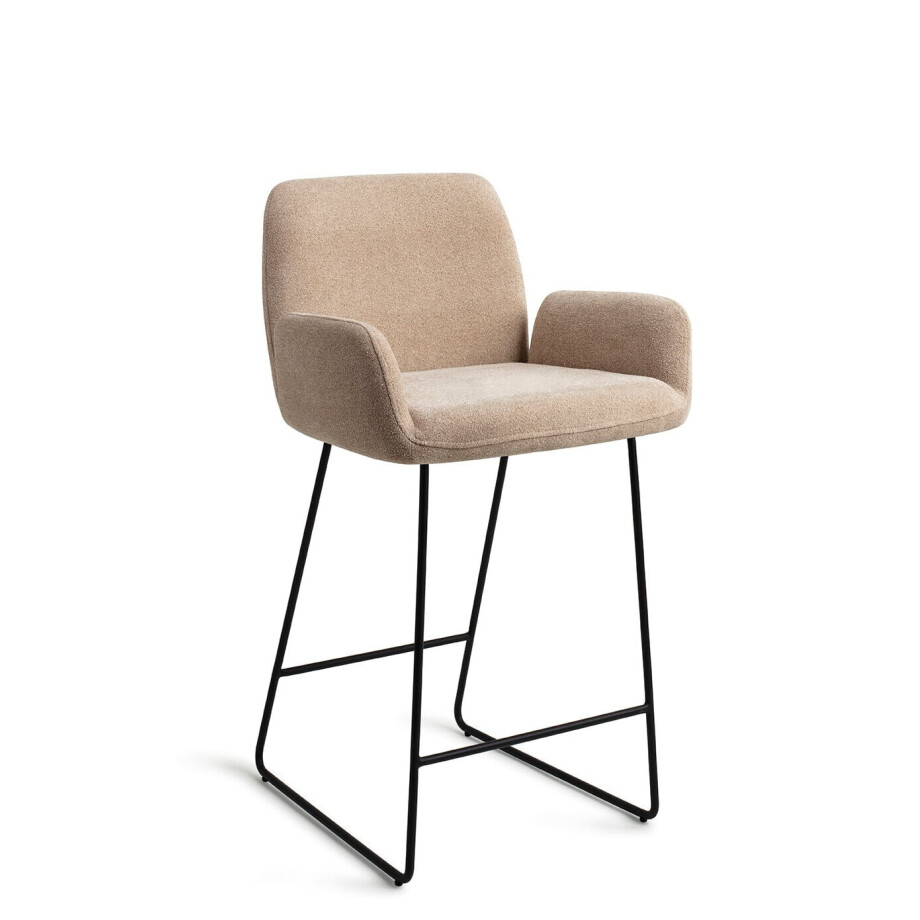 Jesper Home Barkruk 'Misaki' Slide Black, kleur Funky Fudge (zithoogte 65cm) Jesper Home Barkruk 'Misaki' Slide Black, kleur Funky Fudge (zithoogte 65cm) afbeelding 1