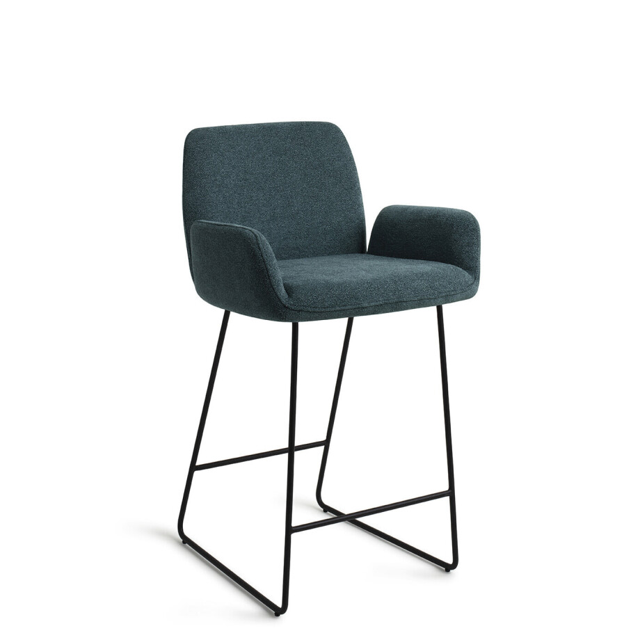 Jesper Home Barkruk 'Misaki' Slide Black, kleur Merry Mermaid (zithoogte 65cm) Jesper Home Barkruk 'Misaki' Slide Black, kleur Merry Mermaid (zithoogte 65cm) afbeelding 1