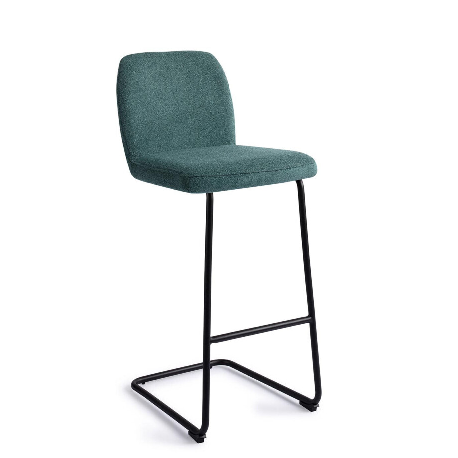 Jesper Home Barkruk 'Ikata' Arch Black, kleur Merry Mermaid (zithoogte 75cm) Jesper Home Barkruk 'Ikata' Arch Black, kleur Merry Mermaid (zithoogte 75cm) afbeelding 1