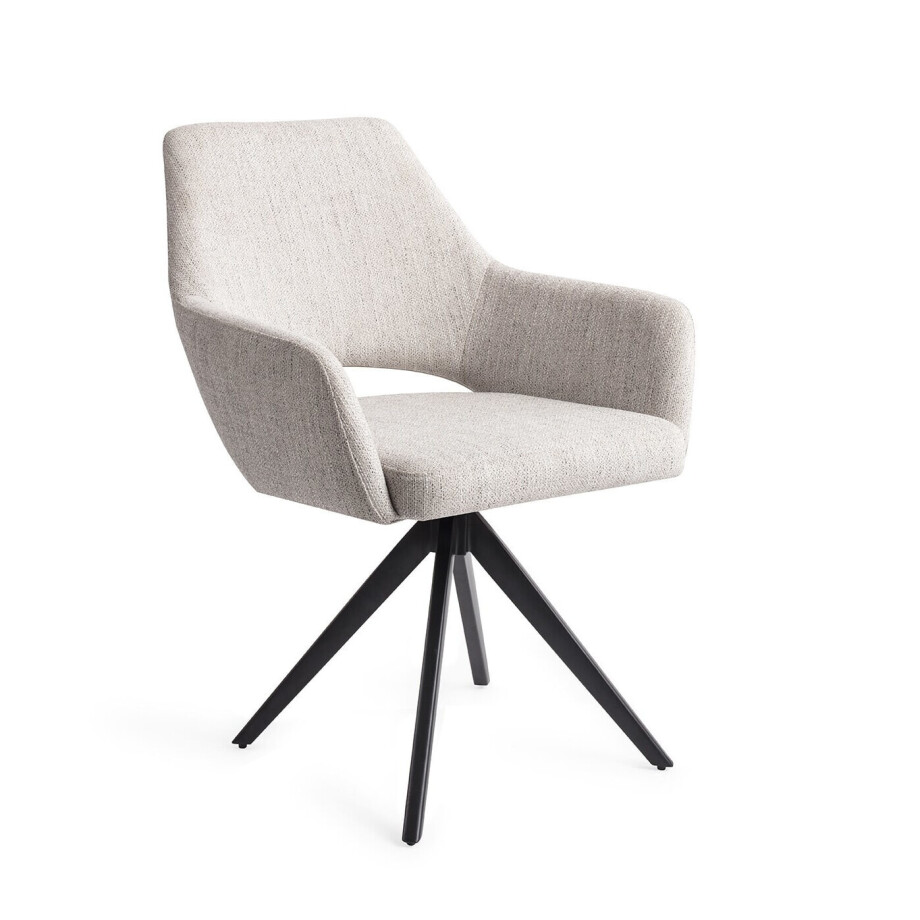 Jesper Home Eetkamerstoel 'Yanai' Turn Black, Draaibaar, kleur Pigeon afbeelding 1