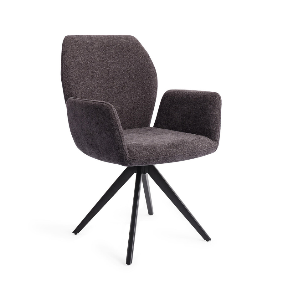 Jesper Home Eetkamerstoel 'Misaki' Turn Black, kleur Almost Black afbeelding 1