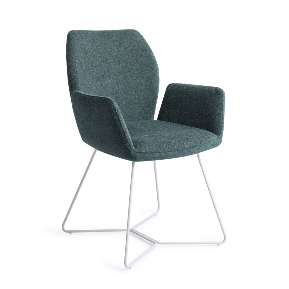 Jesper Home Eetkamerstoel 'Misaki' Beehive White, kleur Merry Mermaid afbeelding 1