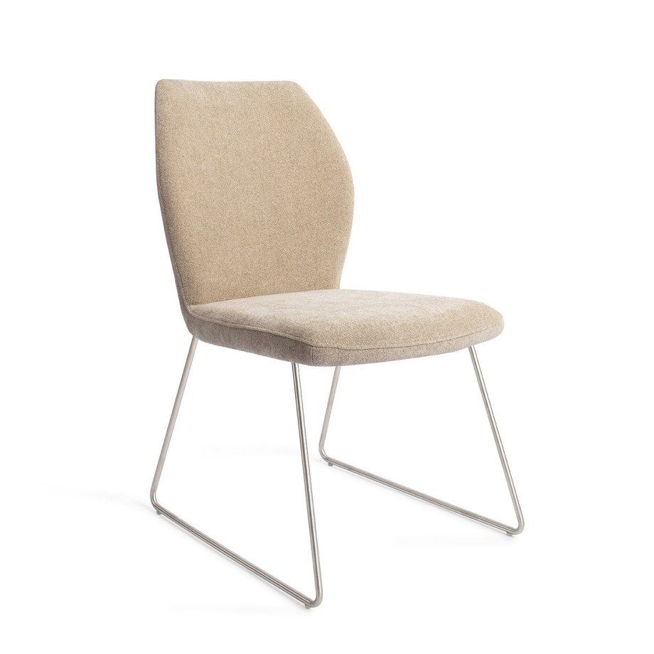 Jesper Home Eetkamerstoel 'Ikata' Slide Steel, kleur Funky Fudge afbeelding 1