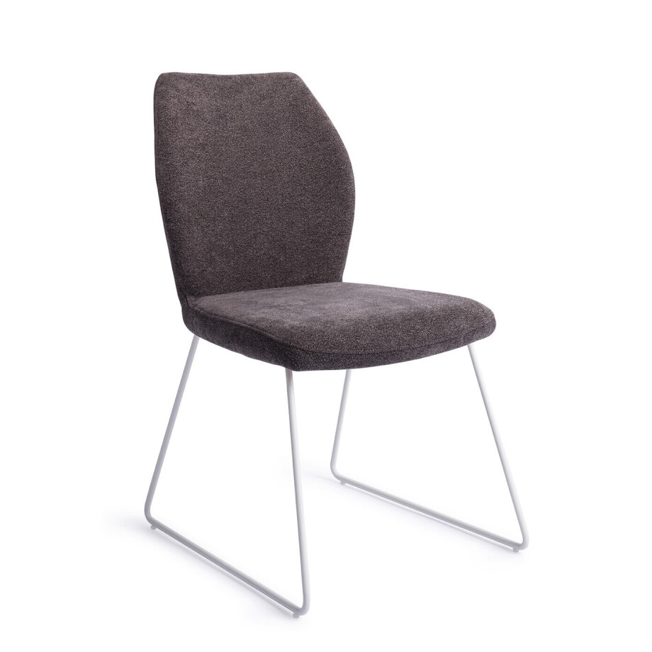 Jesper Home Eetkamerstoel 'Ikata' Slide White, kleur Almost Black Jesper Home Eetkamerstoel 'Ikata' Slide White, kleur Almost Black afbeelding 1