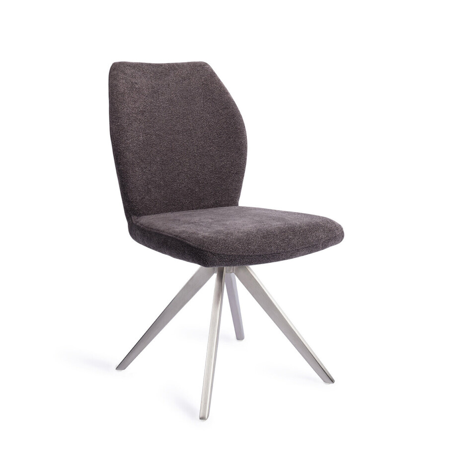 Jesper Home Eetkamerstoel 'Ikata' Turn Steel, Draaibaar, kleur Almost Black Jesper Home Eetkamerstoel 'Ikata' Turn Steel, Draaibaar, kleur Almost Black afbeelding 1