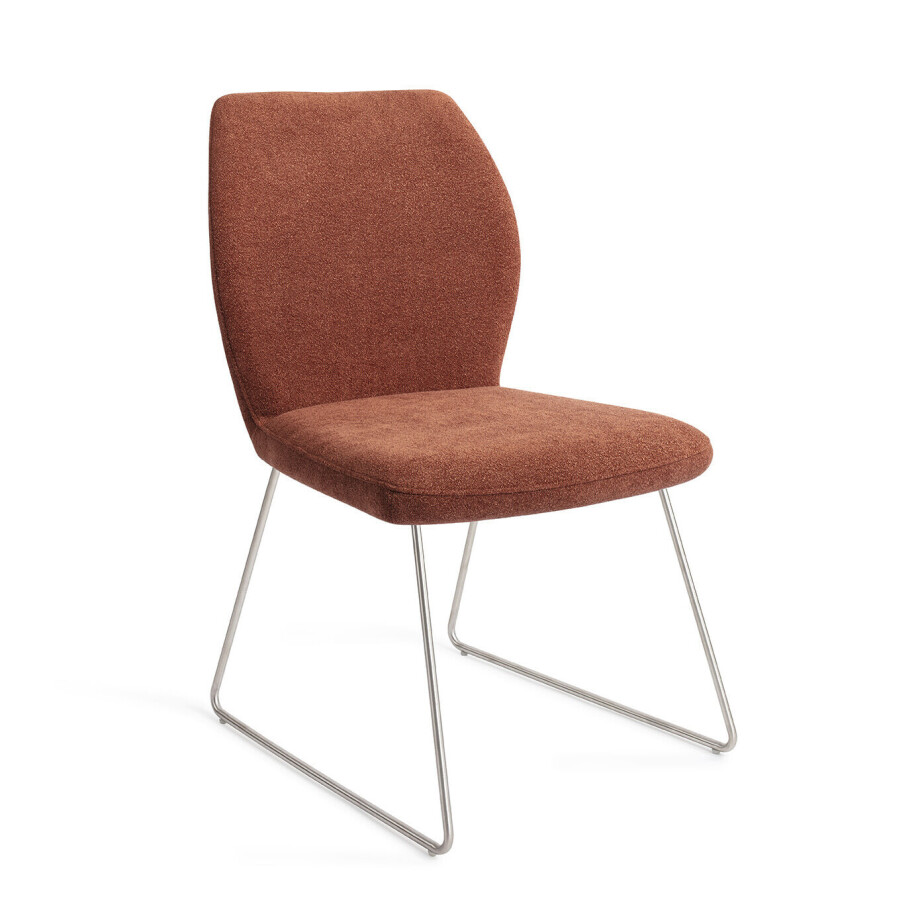 Jesper Home Eetkamerstoel 'Ikata' Slide Steel, kleur Cosy Copper Jesper Home Eetkamerstoel 'Ikata' Slide Steel, kleur Cosy Copper afbeelding 1