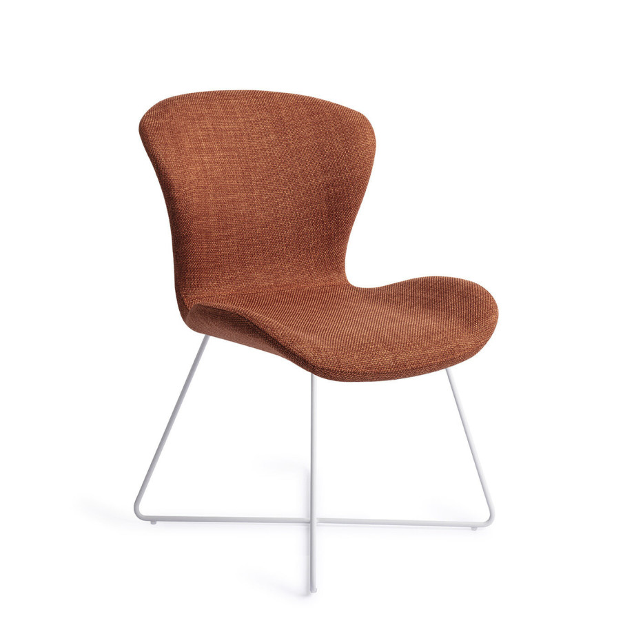 Jesper Home Eetkamerstoel 'Moji' Cross White, kleur Happy Hazel afbeelding 1