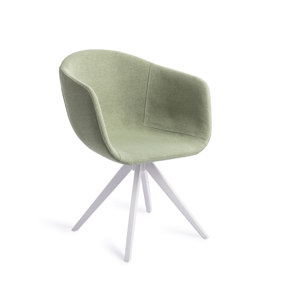 Jesper Home Eetkamerstoel 'Yuni' - Turn White, kleur Jade Emperor Jesper Home Eetkamerstoel 'Yuni' - Turn White, kleur Jade Emperor afbeelding 1