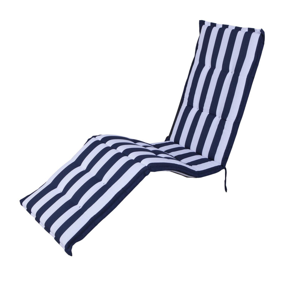 Deckchairkussen   Carlos Blue afbeelding 