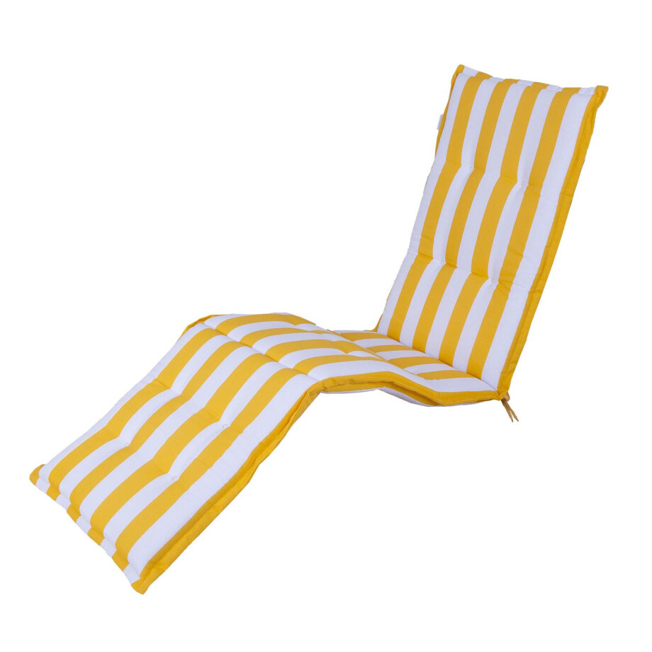 Deckchairkussen   Carlos Yellow afbeelding 