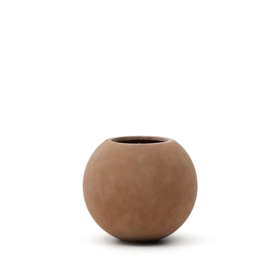 Kave Home Plantenpot 'Solna' Terracotta look, Ø66cm afbeelding 
