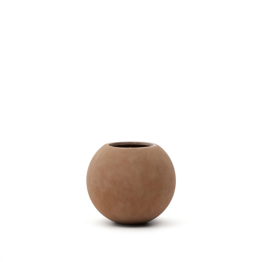 Kave Home Plantenpot 'Solna' Terracotta look, Ø51cm Kave Home Plantenpot 'Solna' Terracotta look, Ø51cm afbeelding