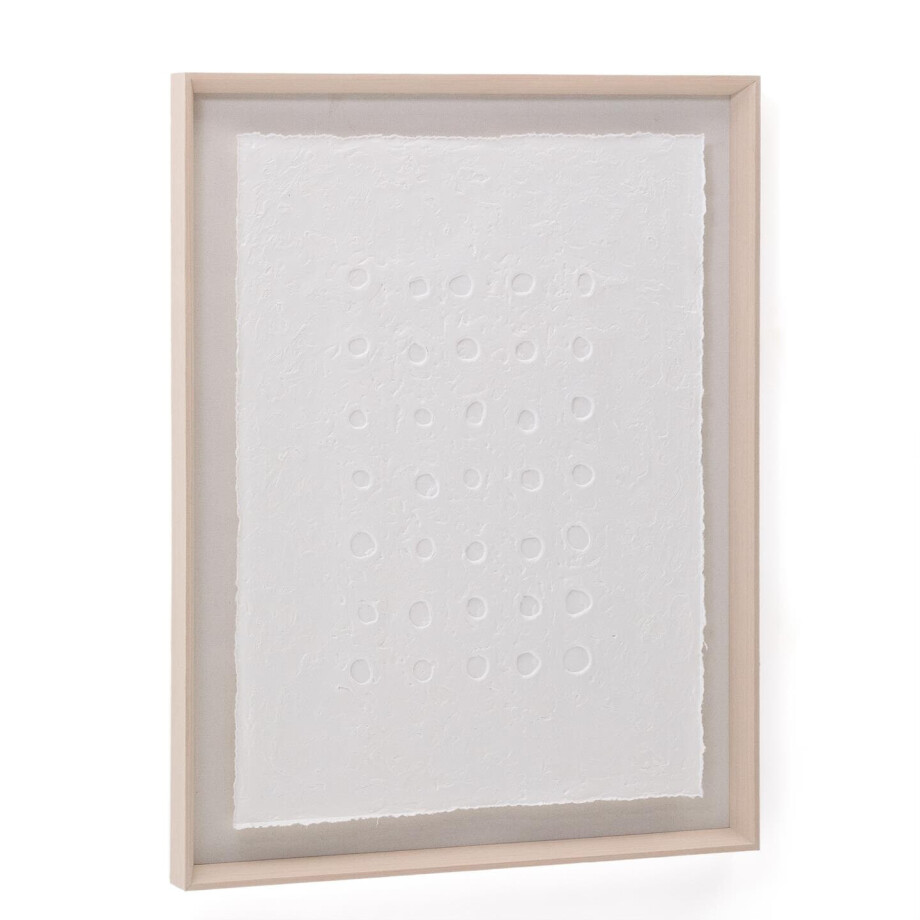 Kave Home Schilderij 'Olvin' Gerecycled papier, 93 x 73cm Kave Home Schilderij 'Olvin' Gerecycled papier, 93 x 73cm afbeelding 1