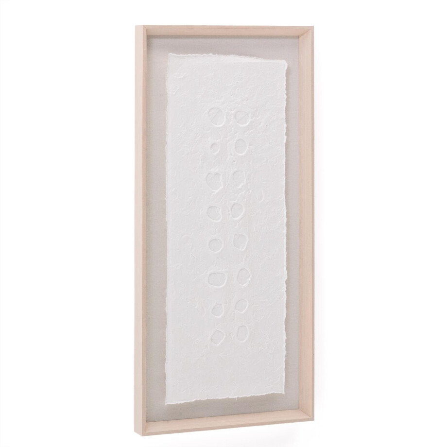 Kave Home Schilderij 'Olvin' Gerecycled papier, 93 x 43cm afbeelding 1