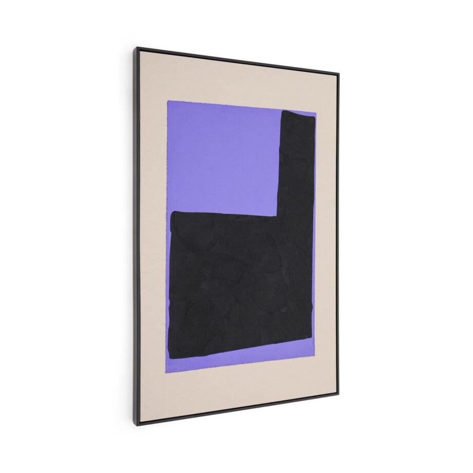 Kave Home Schilderij 'Zernu' 120 x 77cm, kleur Donkerblauw afbeelding 1