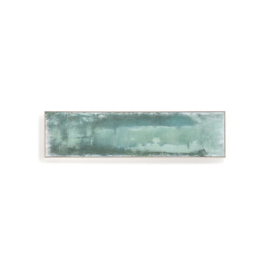 Kave Home Schilderij 'Selnar' 182 x 47cm, kleur Groen afbeelding 1