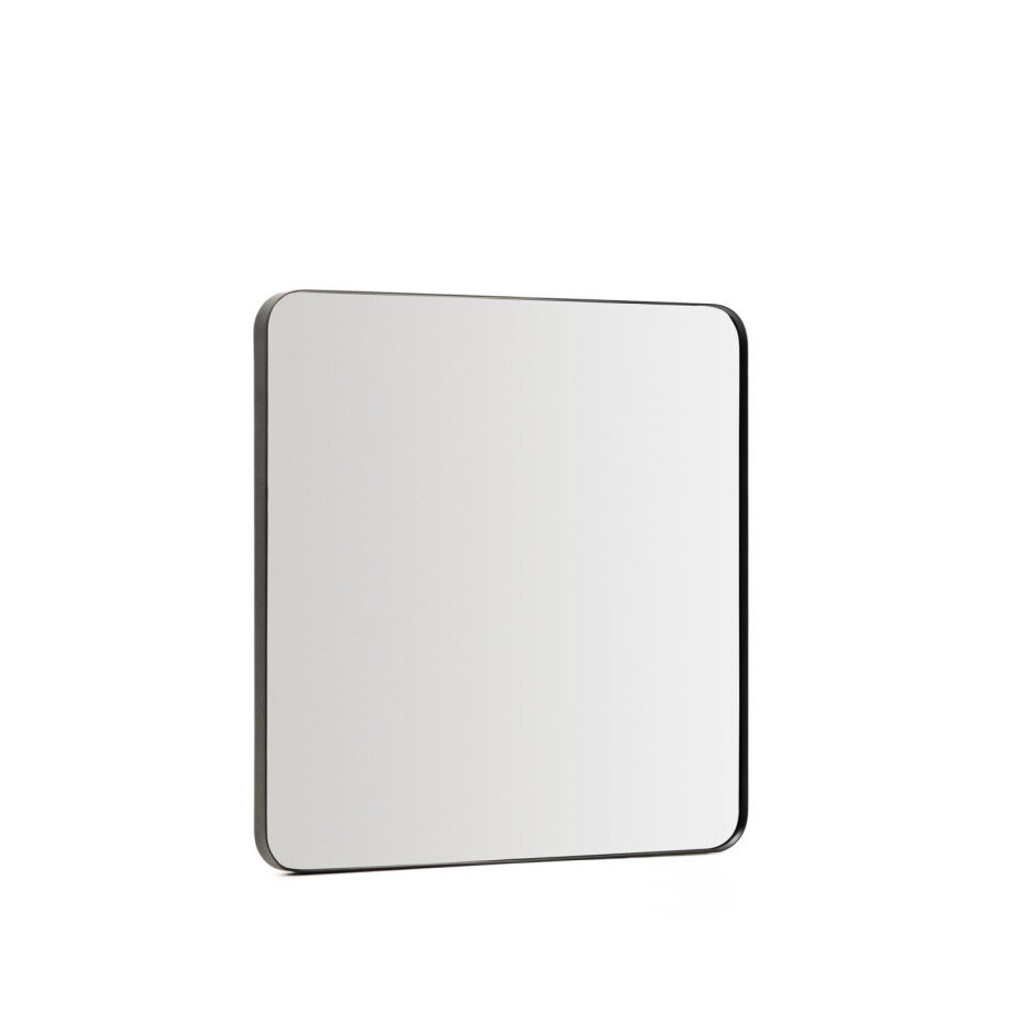 Kave Home Spiegel 'Marco' 60 x 60cm, kleur Zwart afbeelding 1