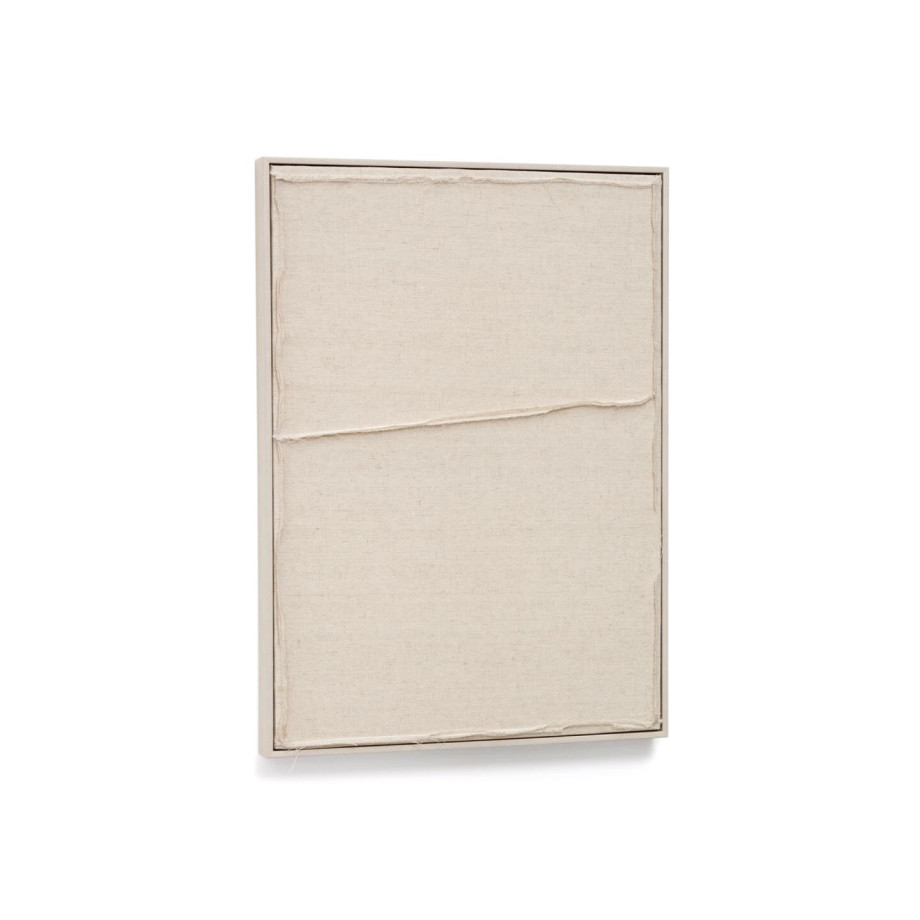 Kave Home Schilderij 'Maha' 72 x 52cm, kleur Beige afbeelding 1