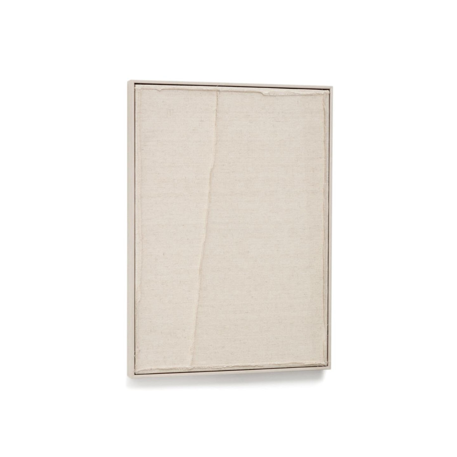 Kave Home Schilderij 'Maha' 72 x 52cm, kleur Beige afbeelding 1