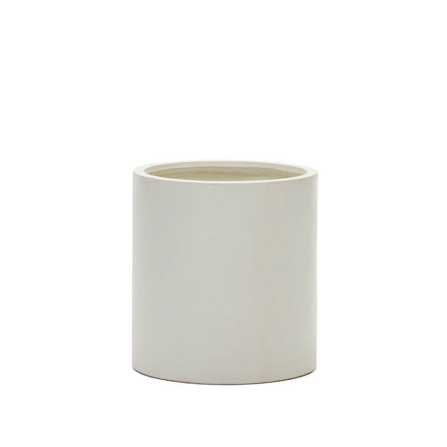 Kave Home Bloempot 'Aiguablava' Ø52cm, kleur Wit Kave Home Bloempot 'Aiguablava' Ø52cm, kleur Wit afbeelding 1