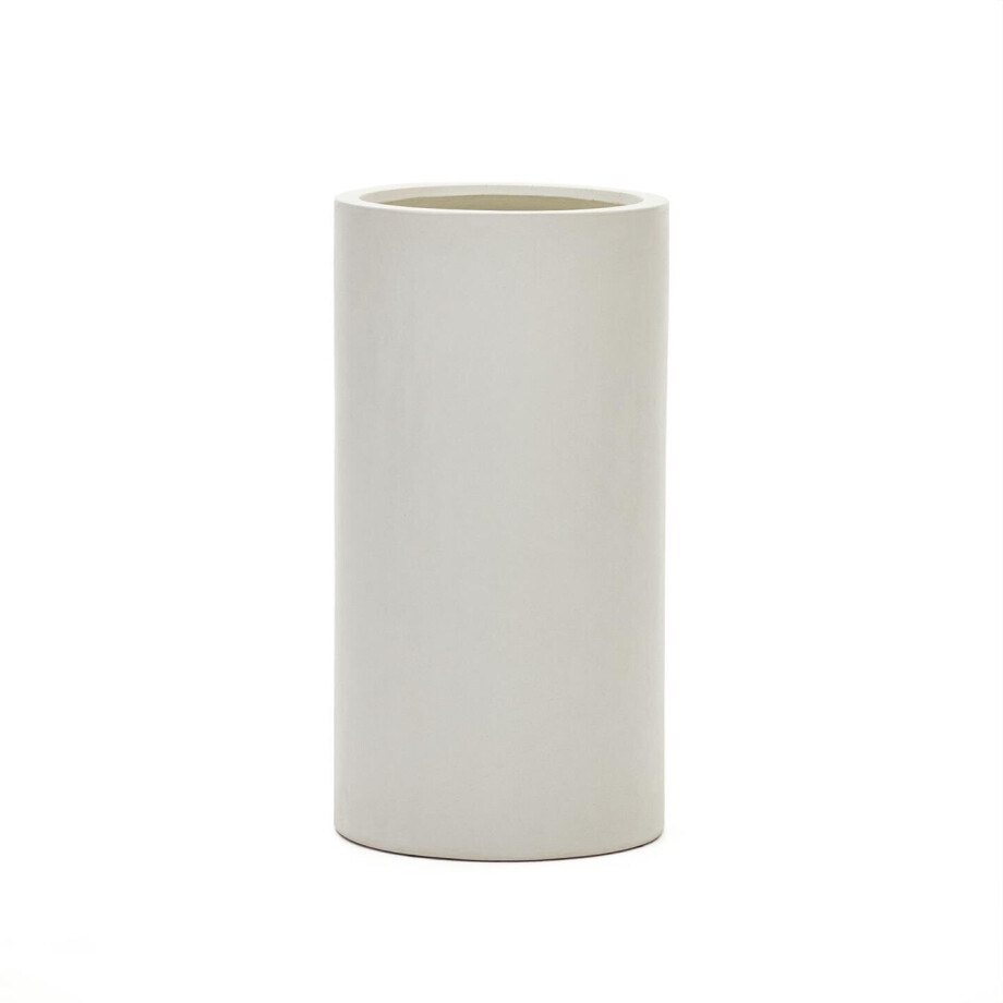Kave Home Bloempot 'Aiguablava' Ø42cm, kleur Wit Kave Home Bloempot 'Aiguablava' Ø42cm, kleur Wit afbeelding 1