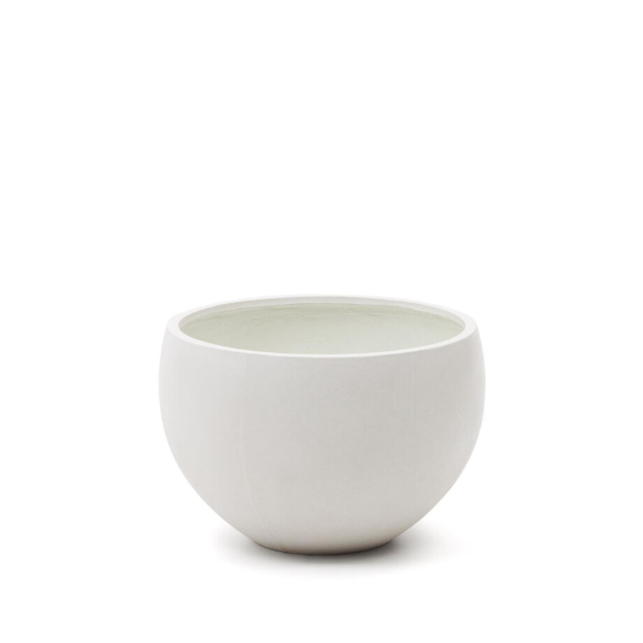 Kave Home Plantenpot 'Grau' Ø72cm, kleur Wit Kave Home Plantenpot 'Grau' Ø72cm, kleur Wit afbeelding 1