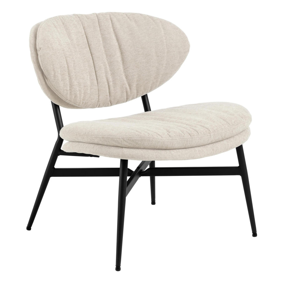 Bendt Fauteuil 'Angelia' Chenille, kleur Beige afbeelding 1