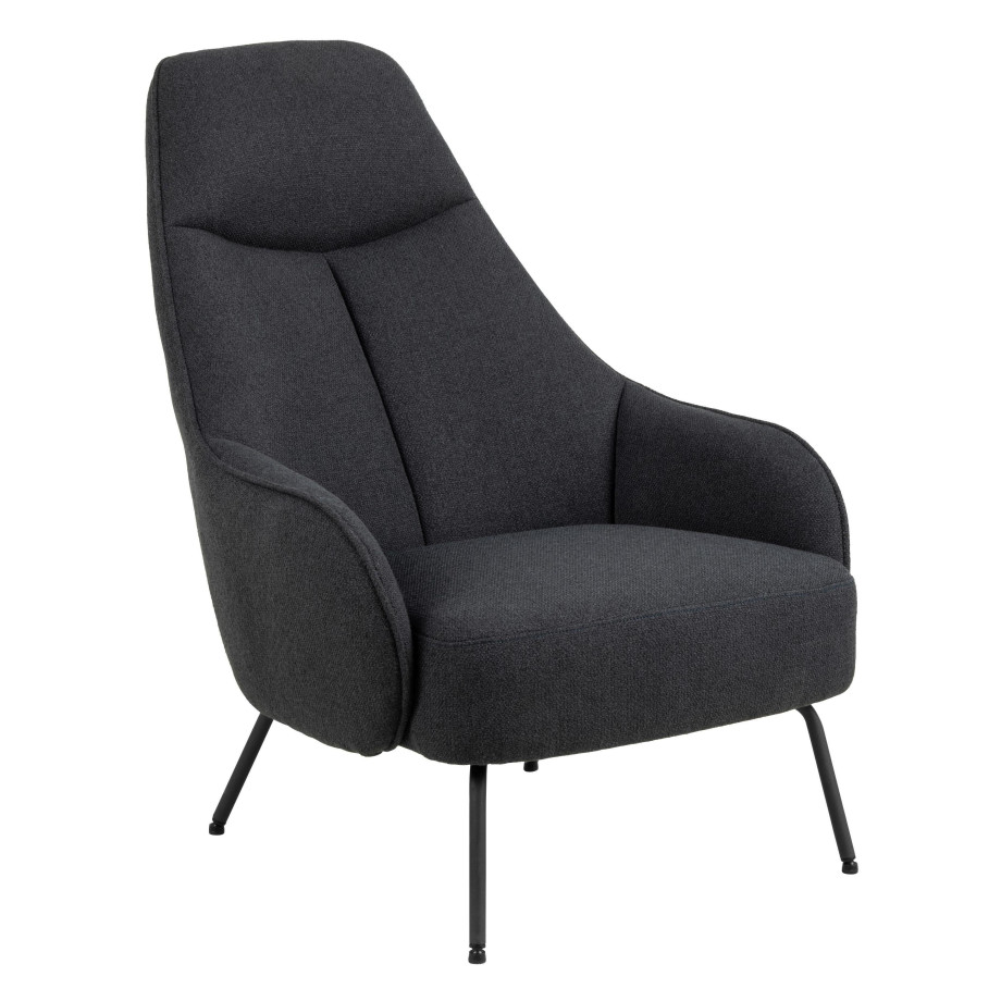 Bendt Fauteuil 'Nakeda' kleur Donkerblauw afbeelding 1