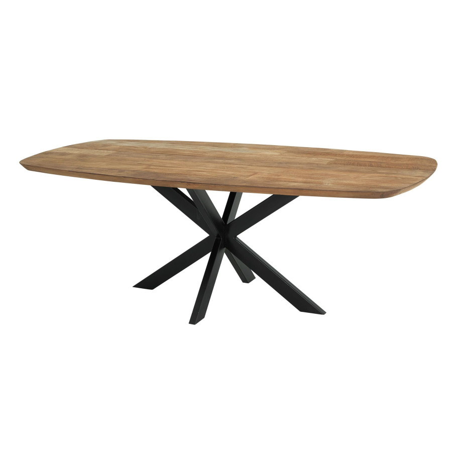 DTP Home Eettafel 'Evo' Deens ovaal, Teakhout, 220 x 110cm afbeelding 