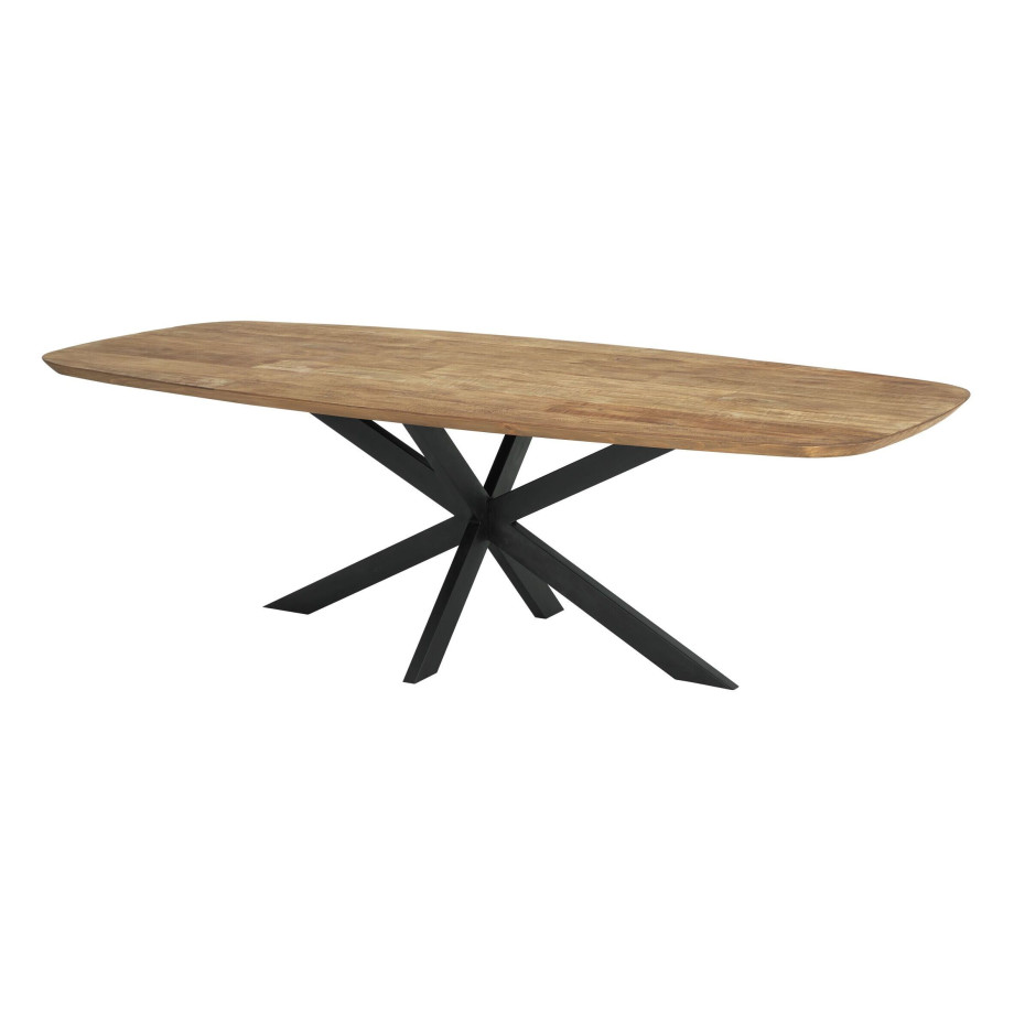 DTP Home Eettafel 'Evo' Deens ovaal, Teakhout, 260 x 110cm afbeelding 