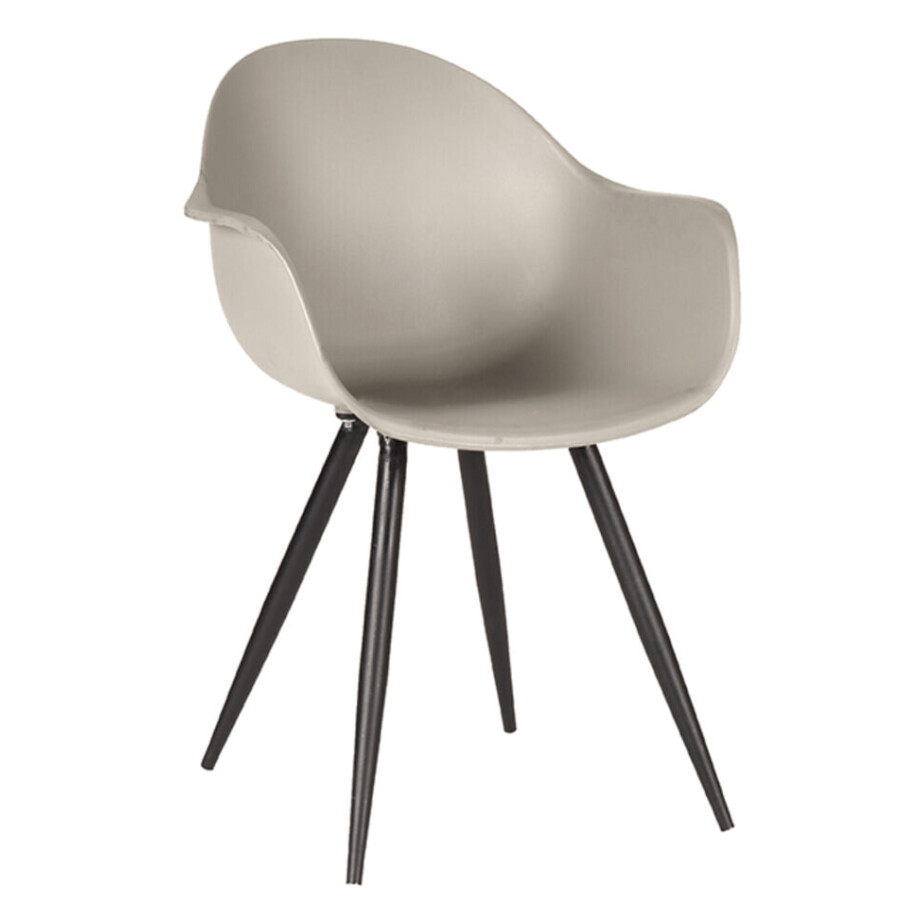 LABEL51 Eetkamerstoel 'Luca' PP, kleur Zand LABEL51 Eetkamerstoel 'Luca' PP, kleur Zand afbeelding 1