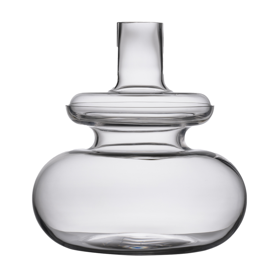 Inu glazen vaas 2 delig - 33 x 32 cm Inu glazen vaas 2 delig - 33 x 32 cm afbeelding 1