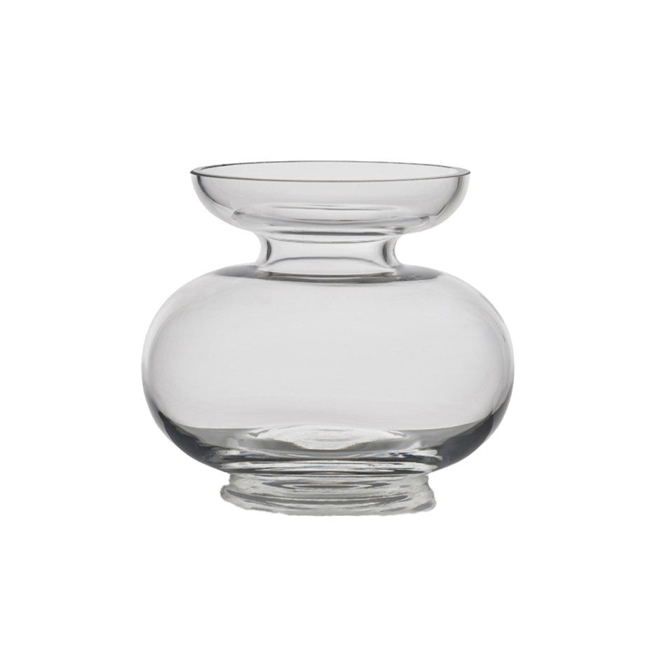 Inu glazen vaas - 11 x 9 cm Inu glazen vaas - 11 x 9 cm afbeelding 1