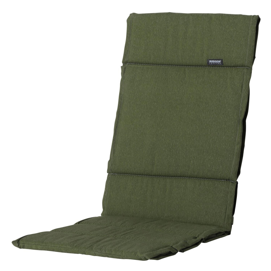 Textileenkussen hoge rug Panama green Textileenkussen hoge rug Panama green afbeelding