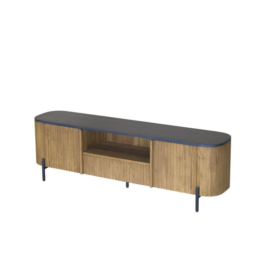 Tower Living TV-meubel 'Palazzo' Teakhout, 180cm afbeelding 