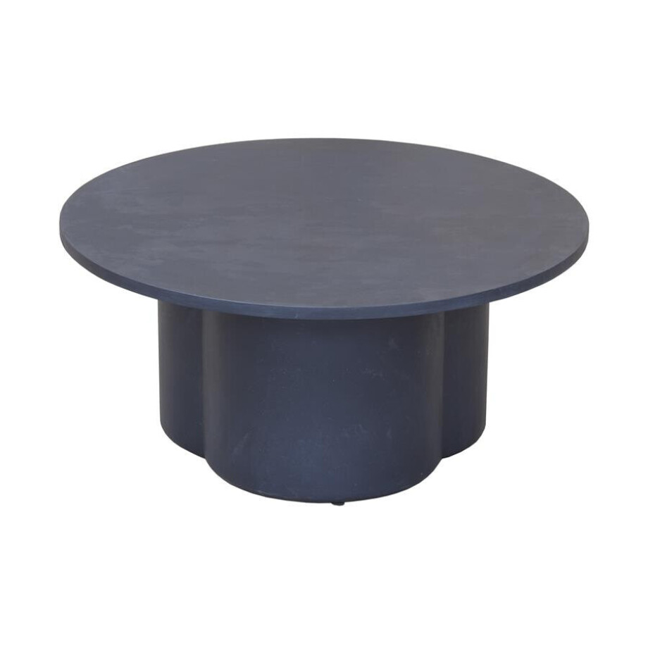 Tower Living Ronde Salontafel 'Palazzo' Teakhout met betonlook, 75cm afbeelding 