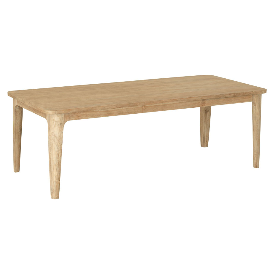 DTP Home Eettafel 'Forte' Teakhout, 200 x 90cm afbeelding 