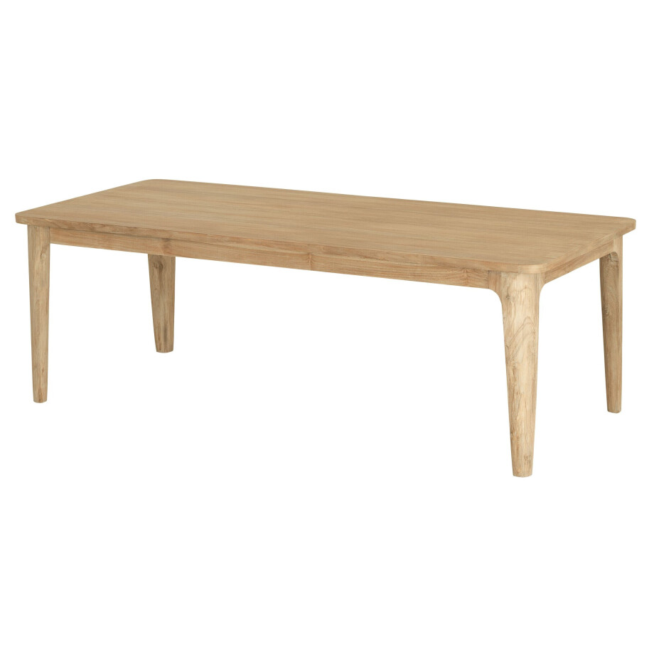 DTP Home Eettafel 'Forte' Teakhout, 225 x 90cm afbeelding 