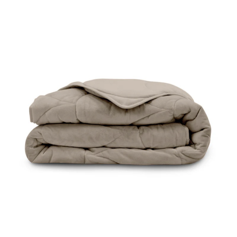 1+1 Gratis Wasbaar Easy Dekbed Zonder Overtrek - Zonder Overtrek Velvet Taupe - Exclusief Kussensloop - 240x200 Cm (Lits-Jumeaux) - Zydante - Dekbed-Discounter.nl 1+1 Gratis Wasbaar Easy Dekbed Zonder Overtrek - Zonder Overtrek Velvet Taupe - Exclusief Kussensloop - 240x200 Cm (Lits-Jumeaux) - Zydante - Dekbed-Discounter.nl afbeelding