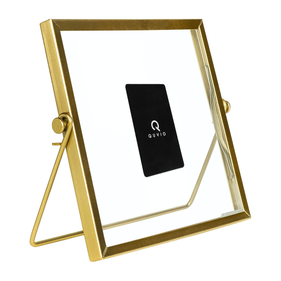 QUVIO Fotolijst - 15 x 15 cm - Staand - Goud afbeelding 1