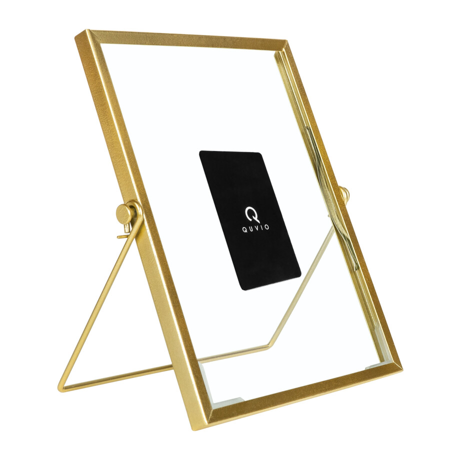 QUVIO Fotolijst - 15 x 20 cm - Staand - Goud afbeelding 1