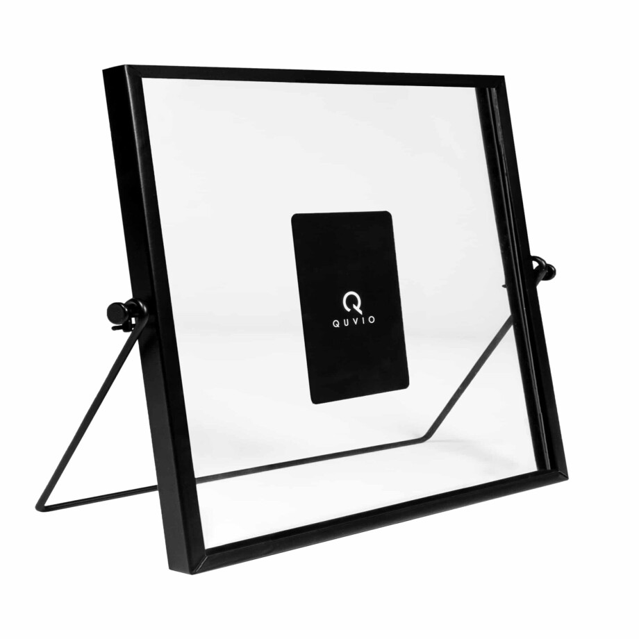 QUVIO Fotolijst - 15 x 15 cm (bxh) - Staand - Zwart afbeelding 1