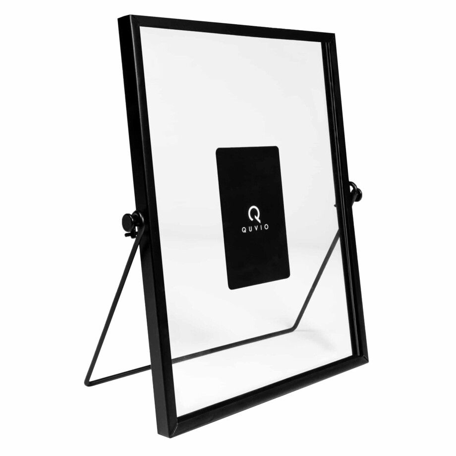 QUVIO Fotolijst - 15 x 20 cm (bxh) - Staand - Zwart afbeelding 1