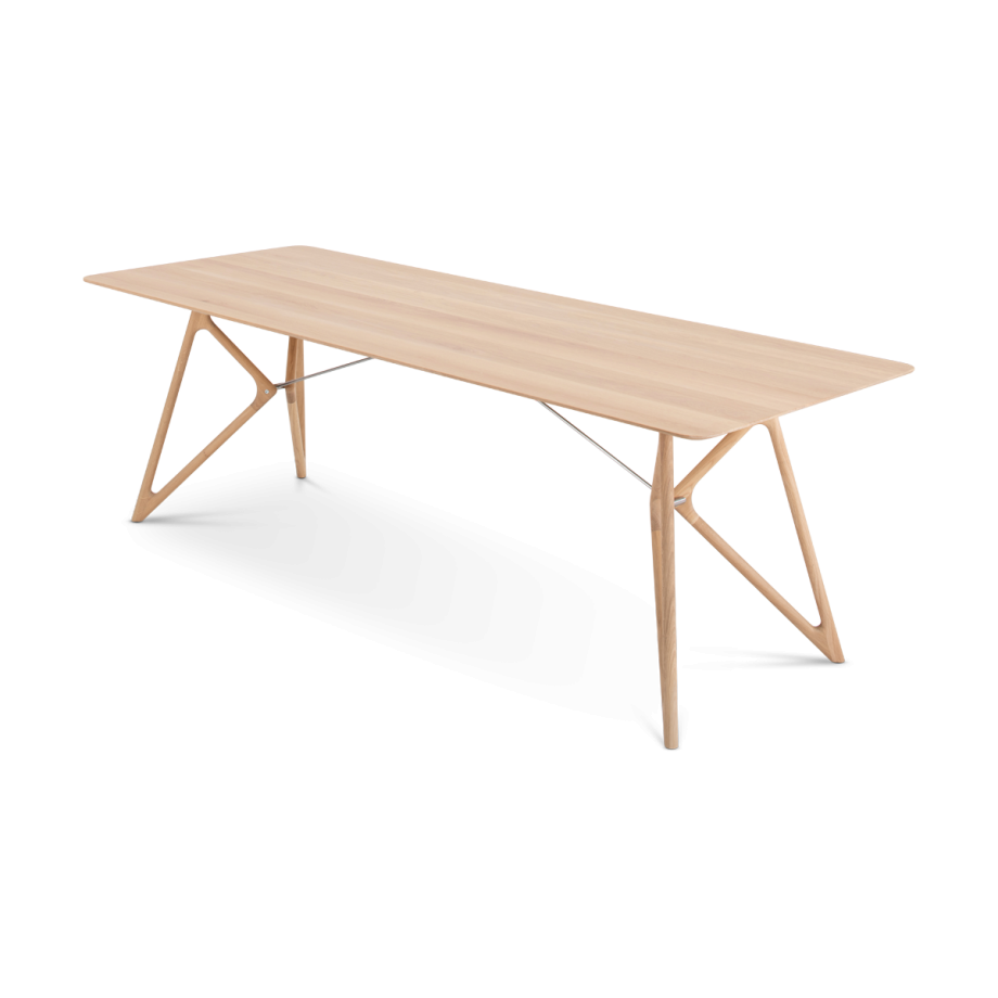 Tink table houten eettafel whitewash - 240 x 90 cm afbeelding 1