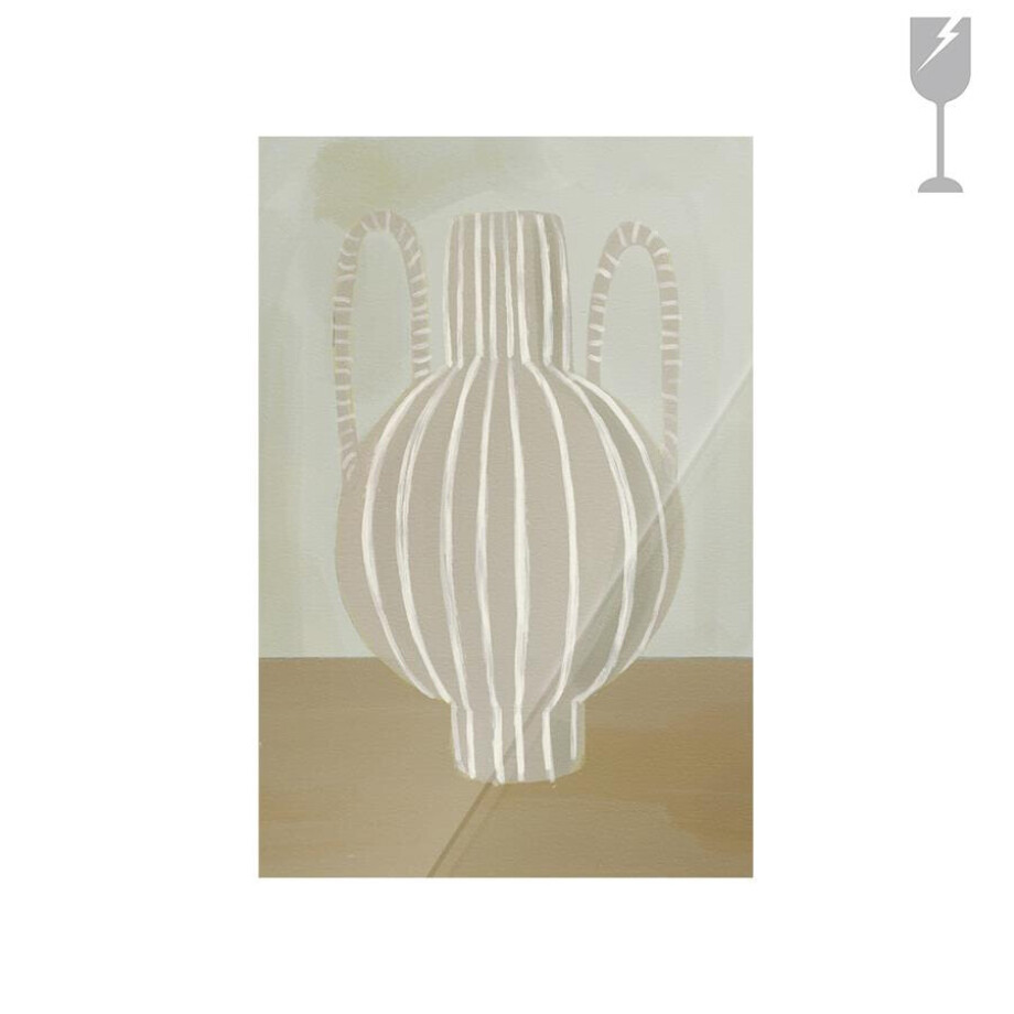 Urban Cotton Glasschilderij 'Vivid Vase 04' 80 x 120cm afbeelding 