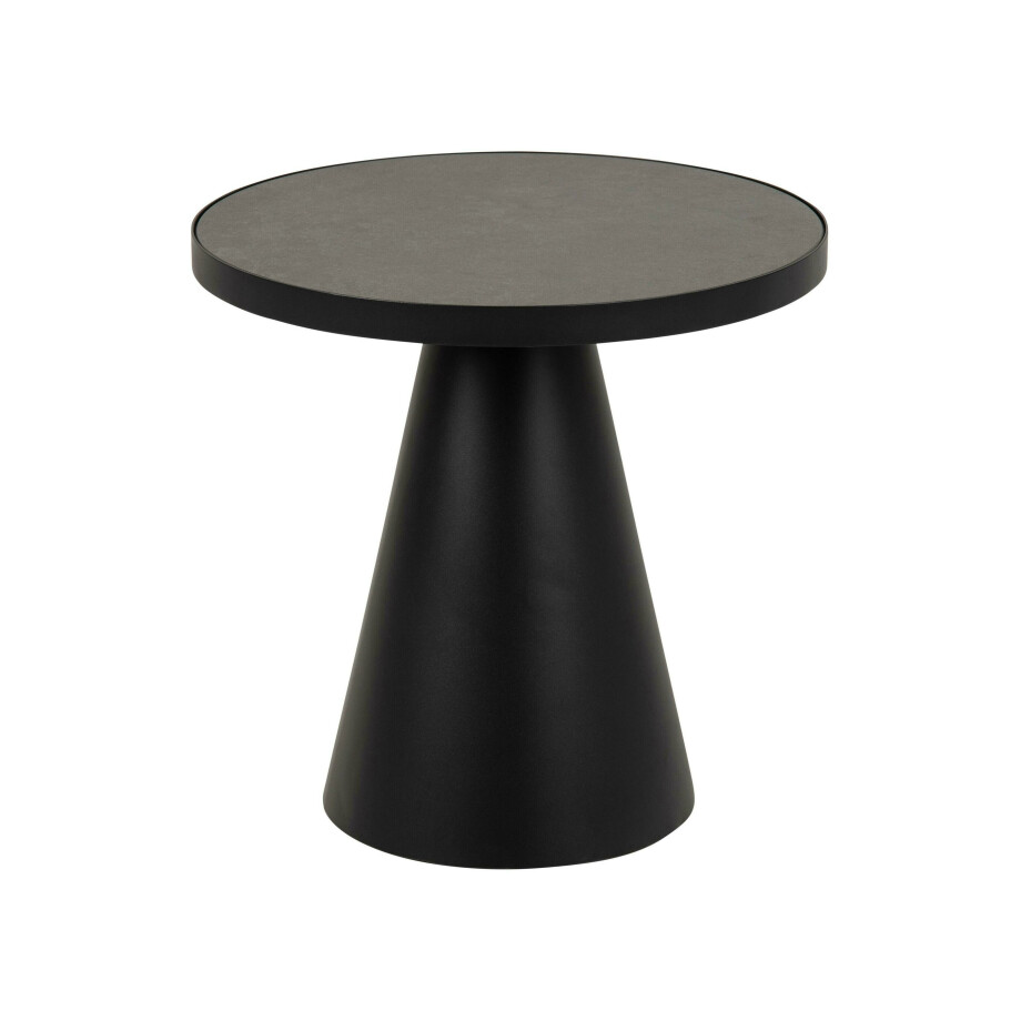 Bendt Salontafel 'Anemone' Keramiek 46cm, kleur Zwart Bendt Salontafel 'Anemone' Keramiek 46cm, kleur Zwart afbeelding 1