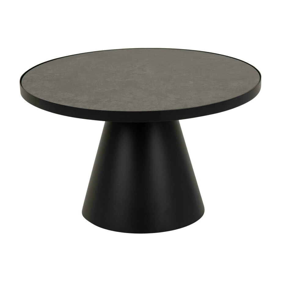 Bendt Salontafel 'Anemone' Keramiek 66cm, kleur Zwart Bendt Salontafel 'Anemone' Keramiek 66cm, kleur Zwart afbeelding 1