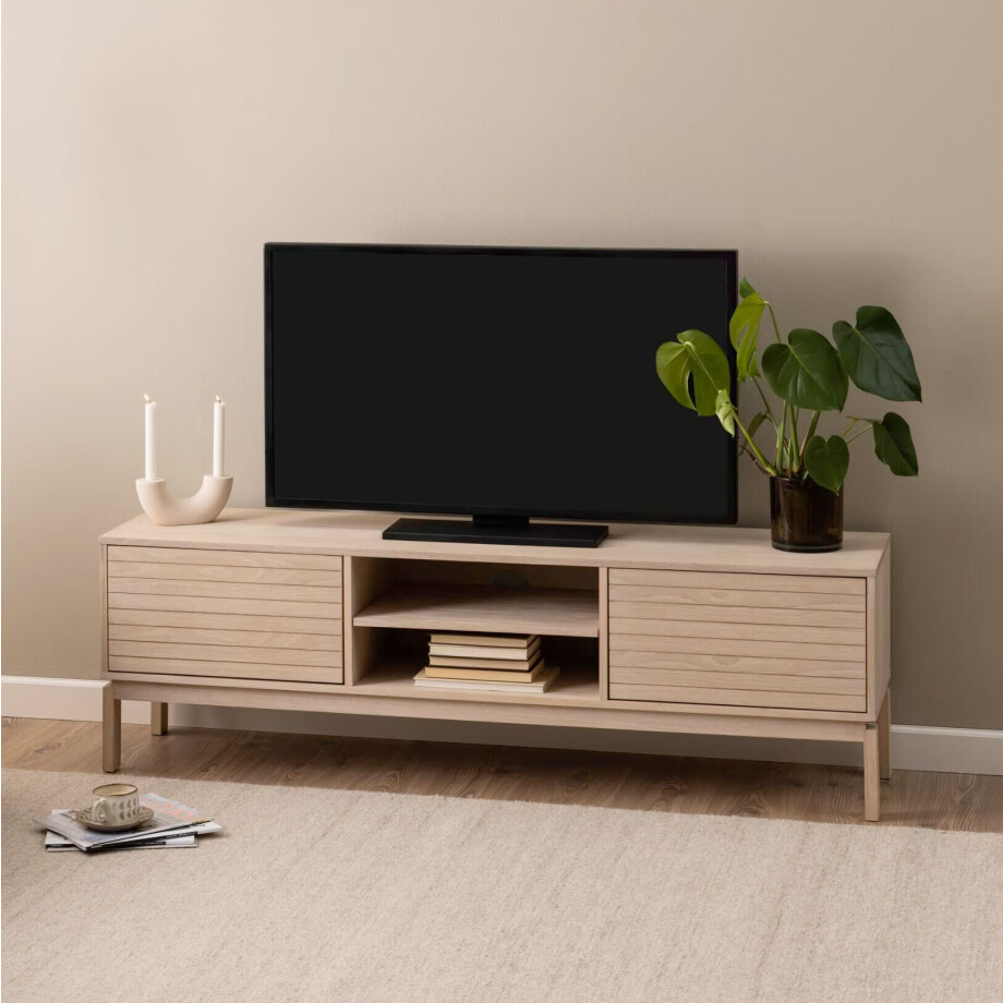 Bendt TV-meubel 'Sharalyn' Eiken, 160cm afbeelding 1